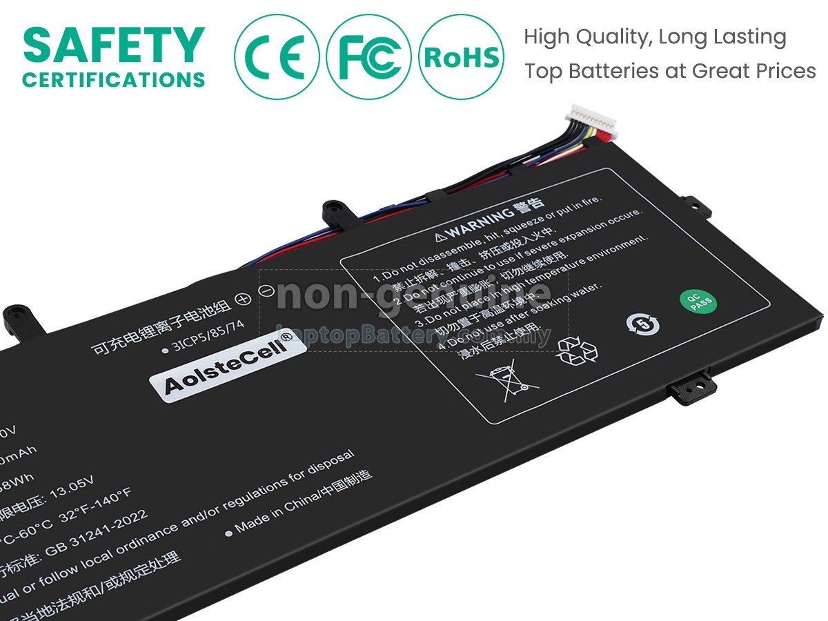 Gateway 478574-3S1P replacement battery