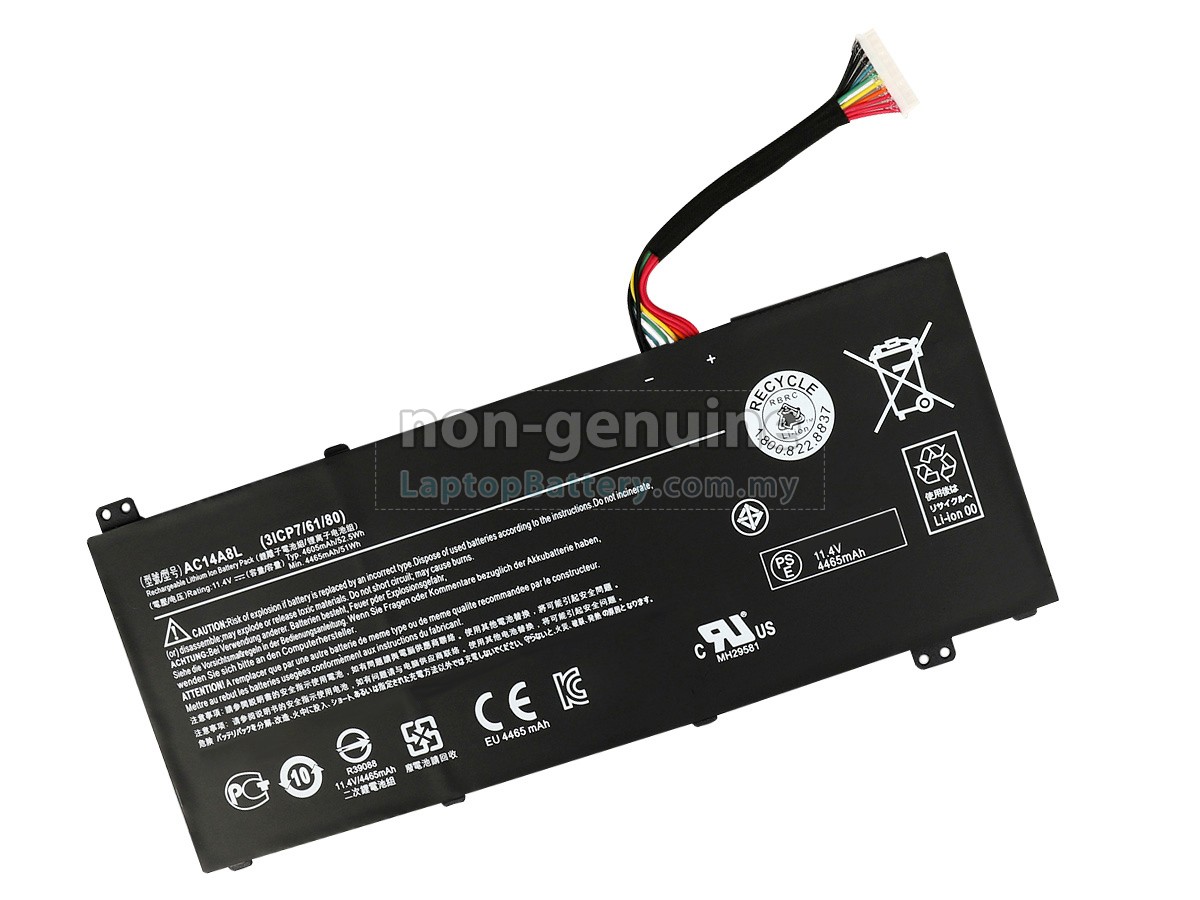 Acer Aspire VX5-591G-56B4 replacement battery