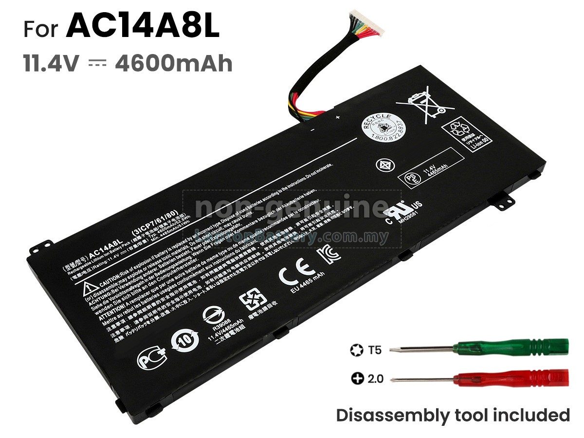 Acer Aspire V NITRO VN7-571-58BW replacement battery