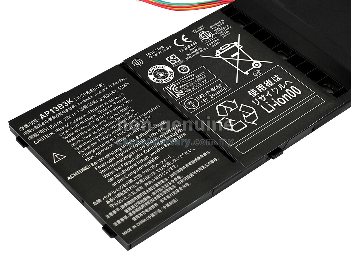 Acer Aspire V7-582PG-6421 replacement battery