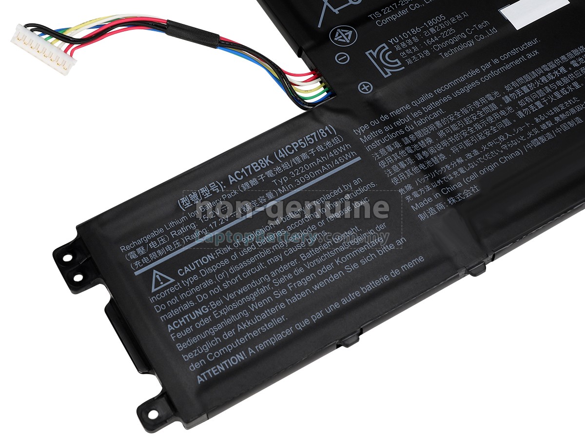 Acer SWIFT 3 SF315-52G-85MH replacement battery