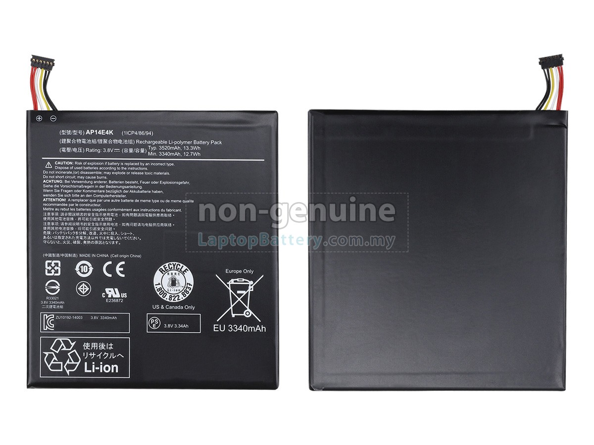Acer Iconia One 7 B1-750-151U replacement battery