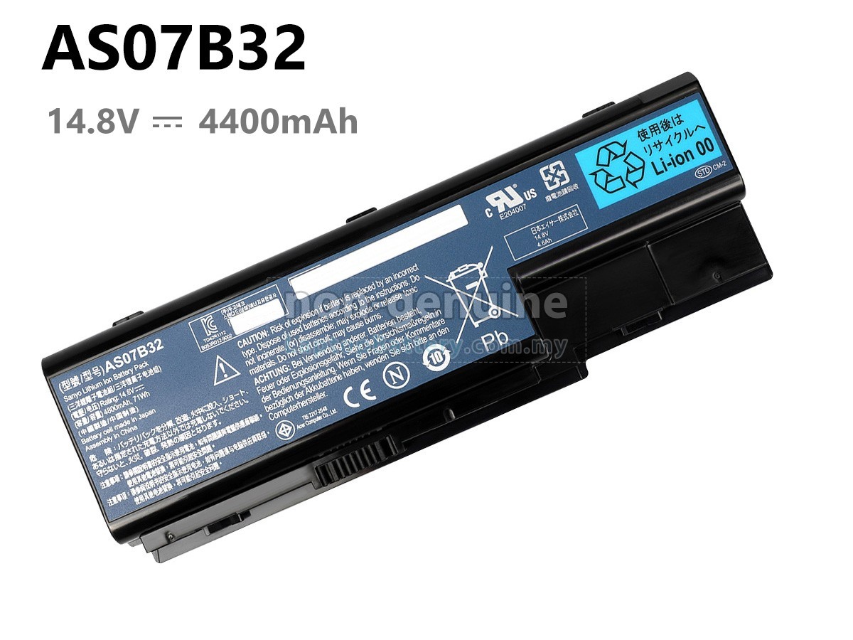 Gateway NV7802U replacement battery