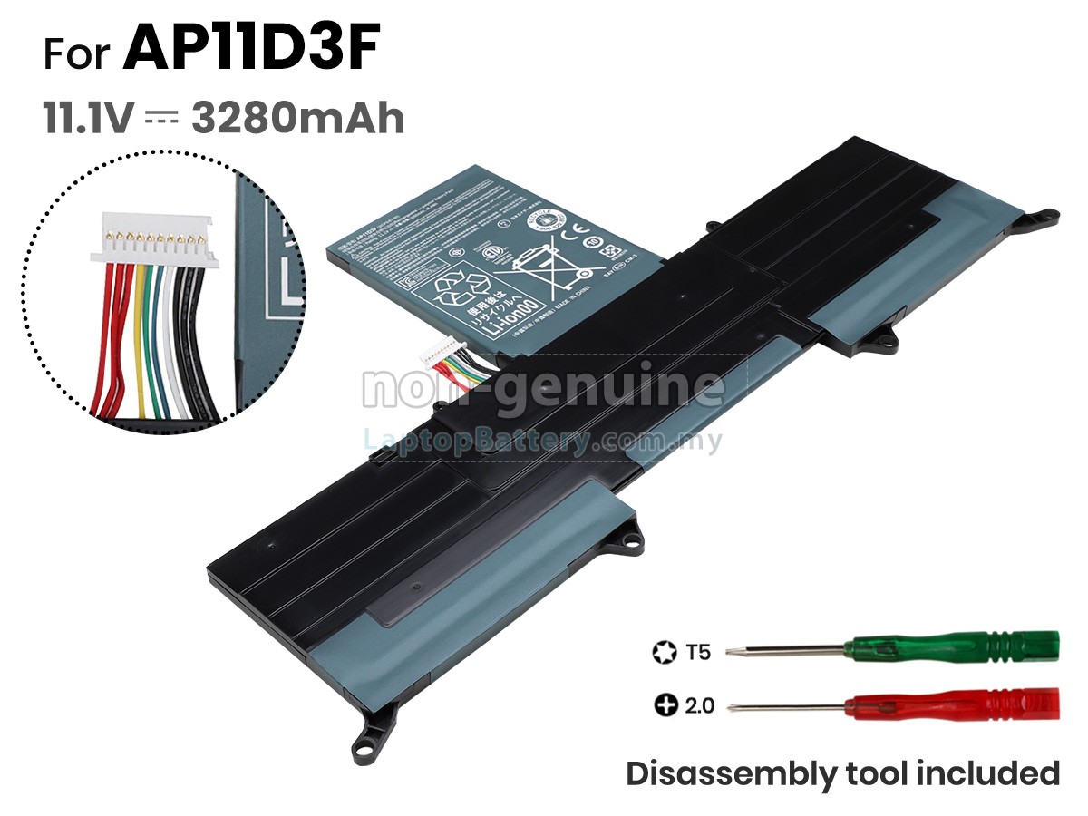 Acer Aspire S3 replacement battery