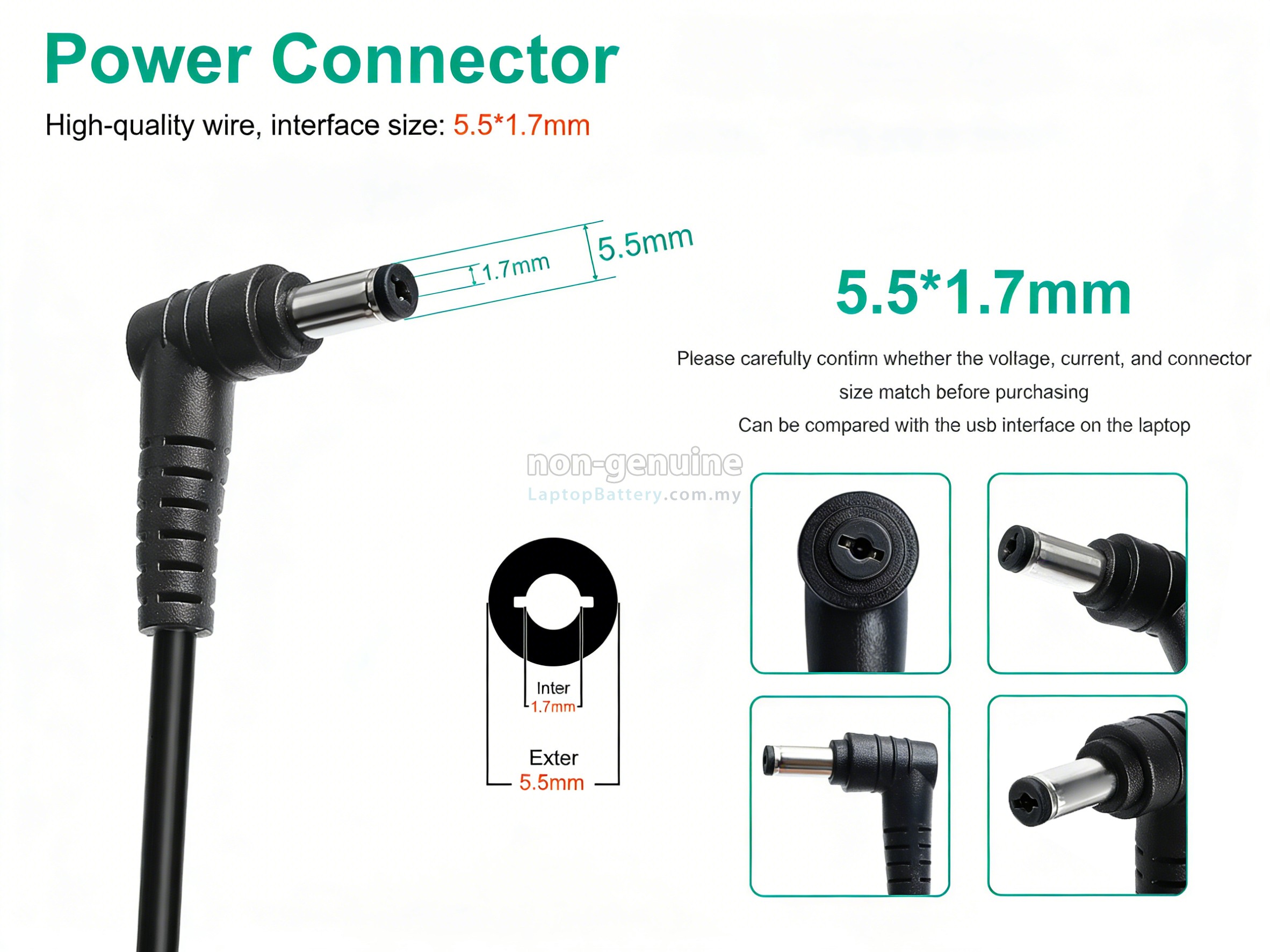 Acer AC-5517-330W replacement adapter