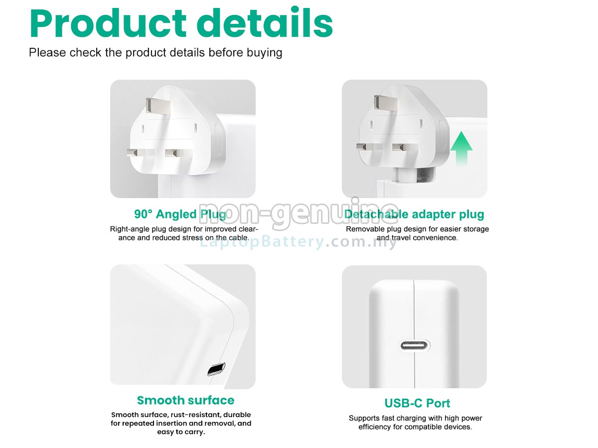 Apple A2918 EMC 8304 replacement adapter