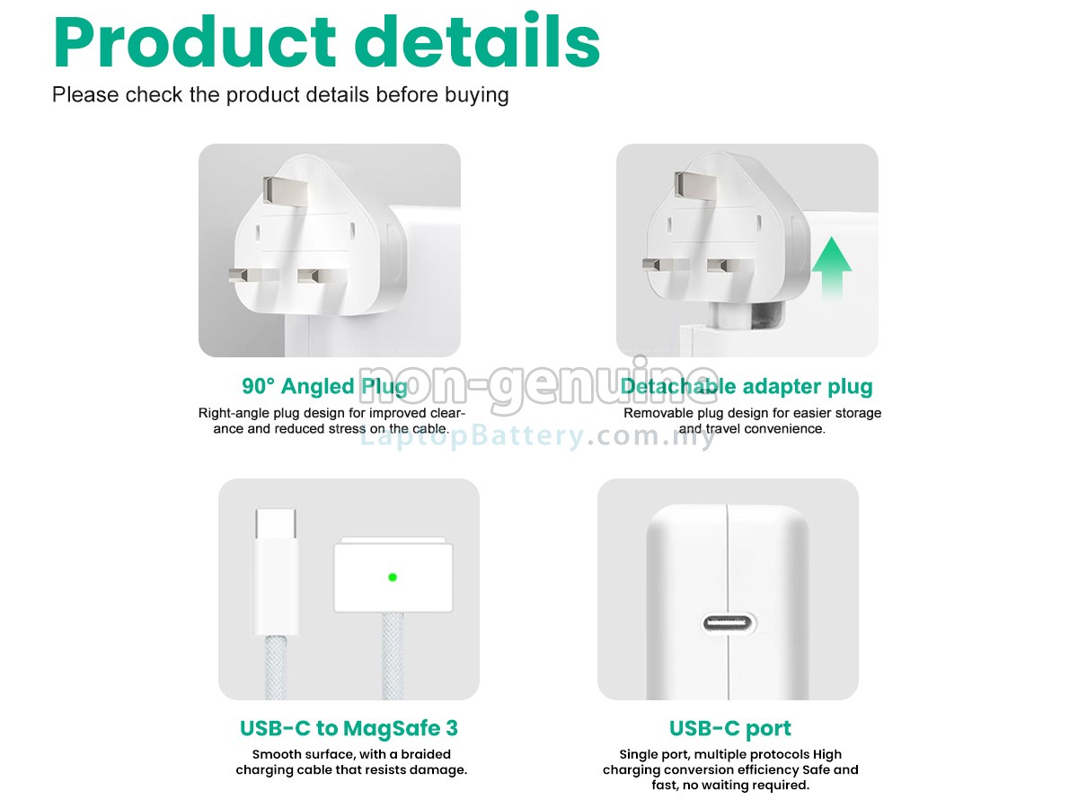 Apple A2779 EMC 8102 replacement adapter