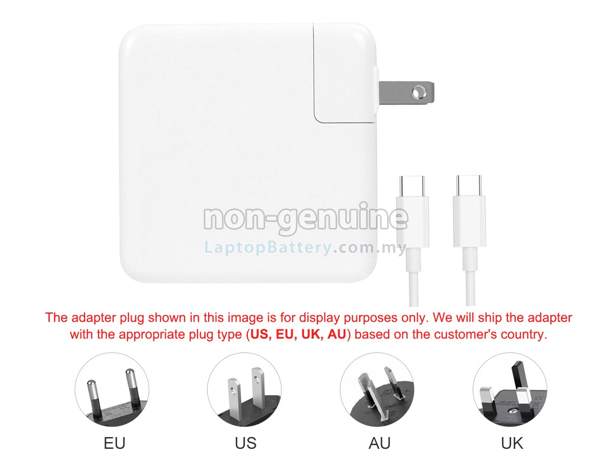 Apple 61W 20.3V-3A 100-240V~1.5A 50/60HZ replacement adapter