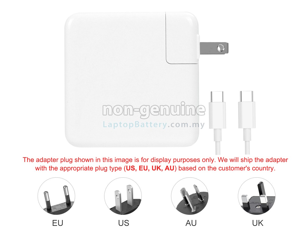 Apple 87W 20.2V-4.3A USB-C replacement adapter