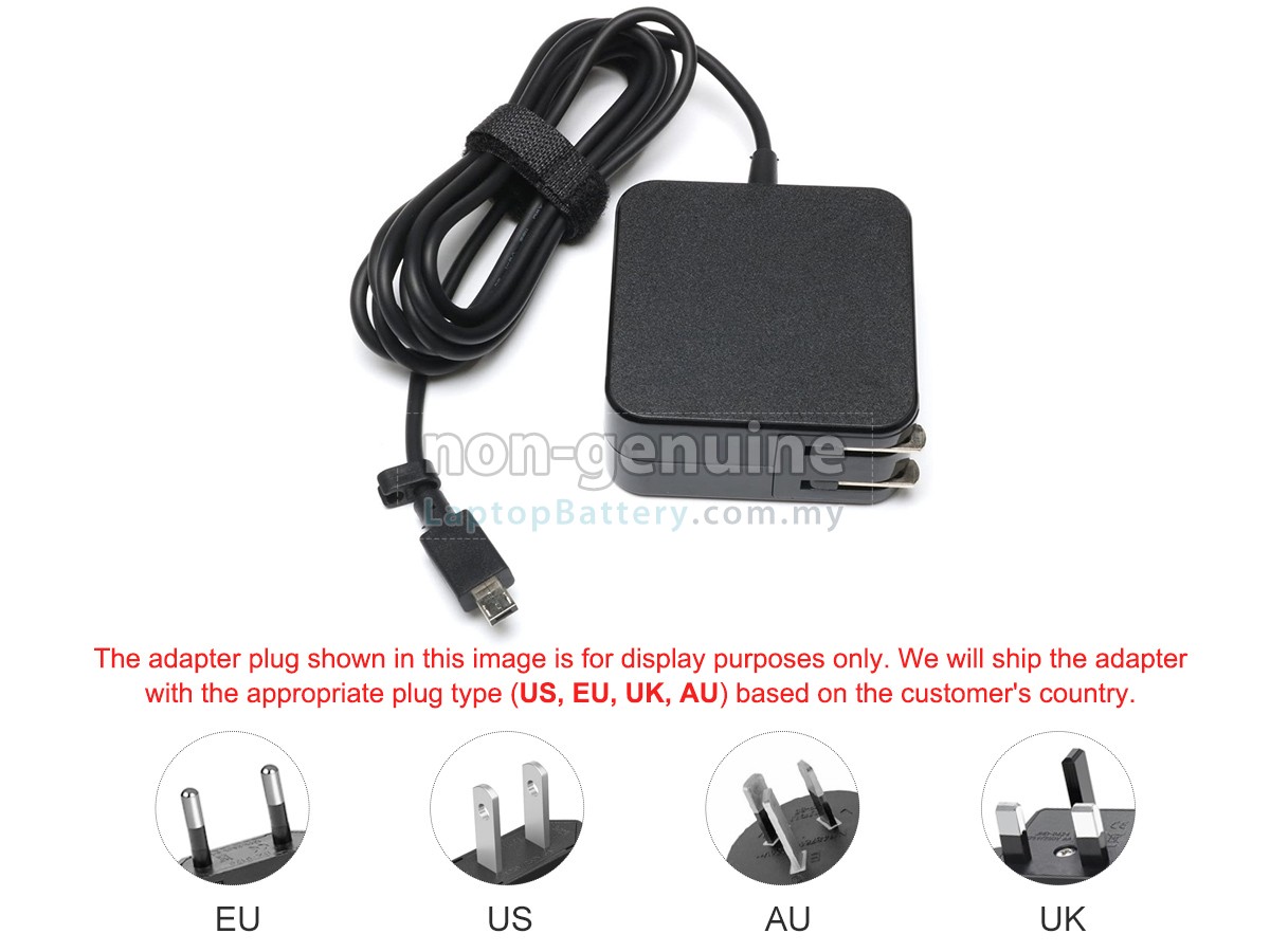 Asus 19V 1.75A 33W USB replacement adapter