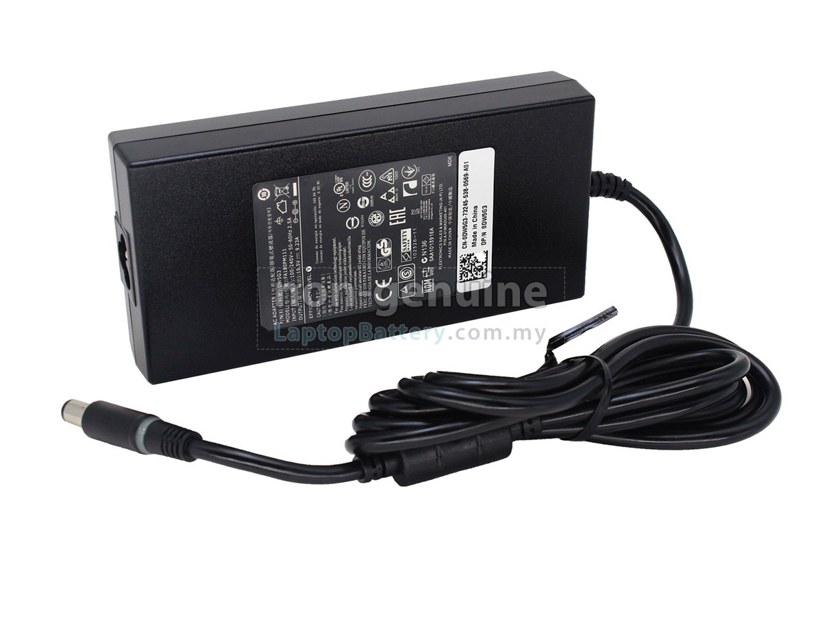 Dell 180W 19.5V-9.23A 100-240V~1.6A 50/60HZ replacement adapter