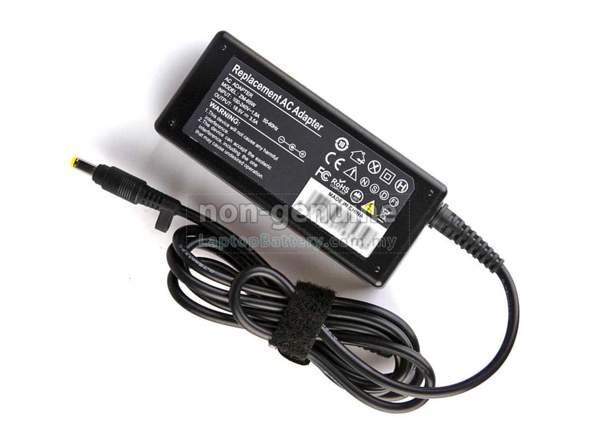 HP 65W 18V-3.5A YELLOW replacement adapter