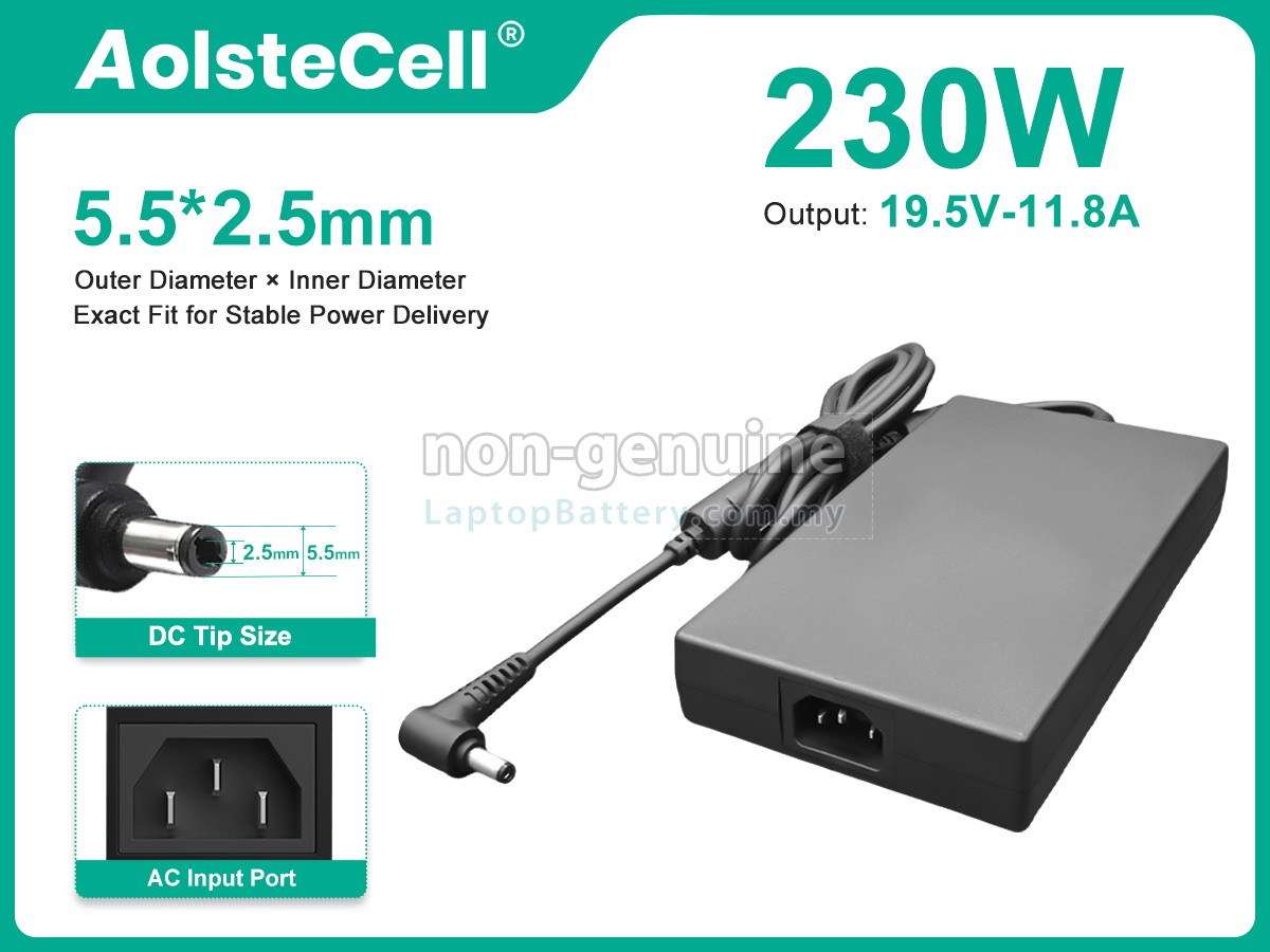 MSI GS76 replacement adapter