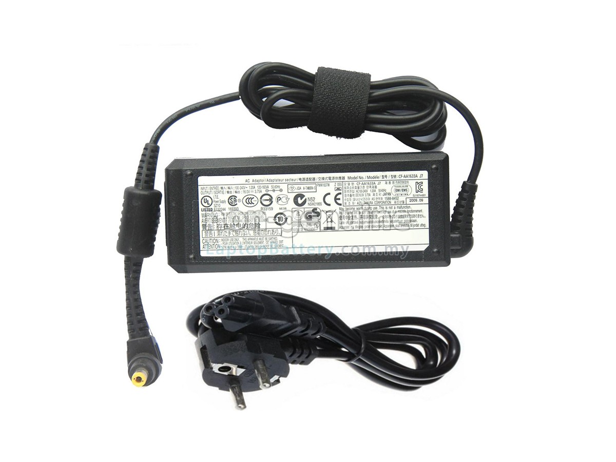 Panasonic 60W 16V 3.75A YELLOW 5.5*2.5MM replacement adapter