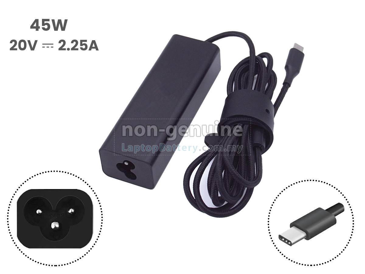 Razer 45W 20V 2.25A USB-C replacement adapter