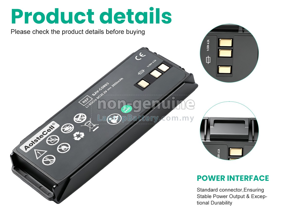 AMI Italia SAV-C0904 replacement battery