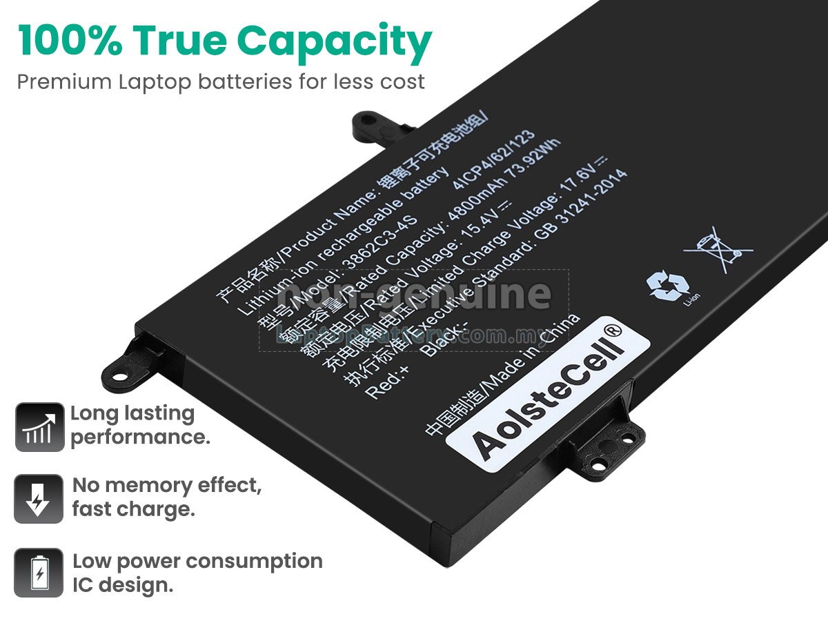 AolsteCell 3862C3-4S replacement battery
