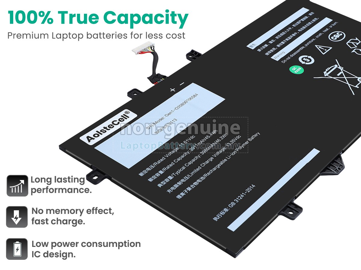 AolsteCell GEN1-O20800106584 replacement battery