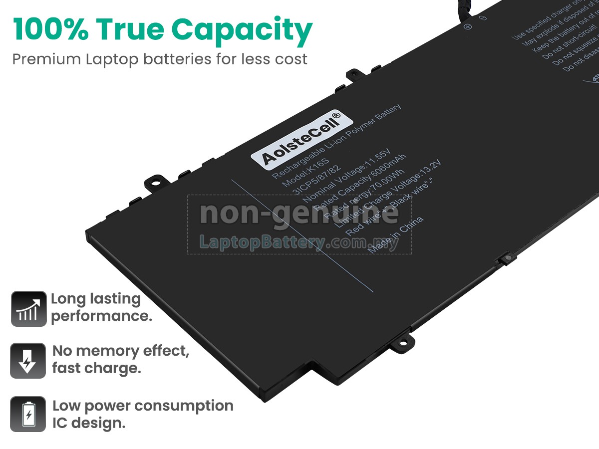 AolsteCell K16S replacement battery