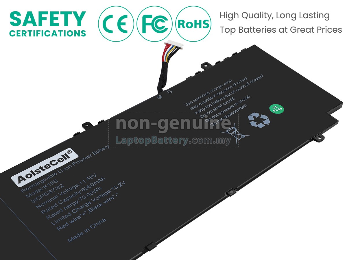 AolsteCell K16S replacement battery