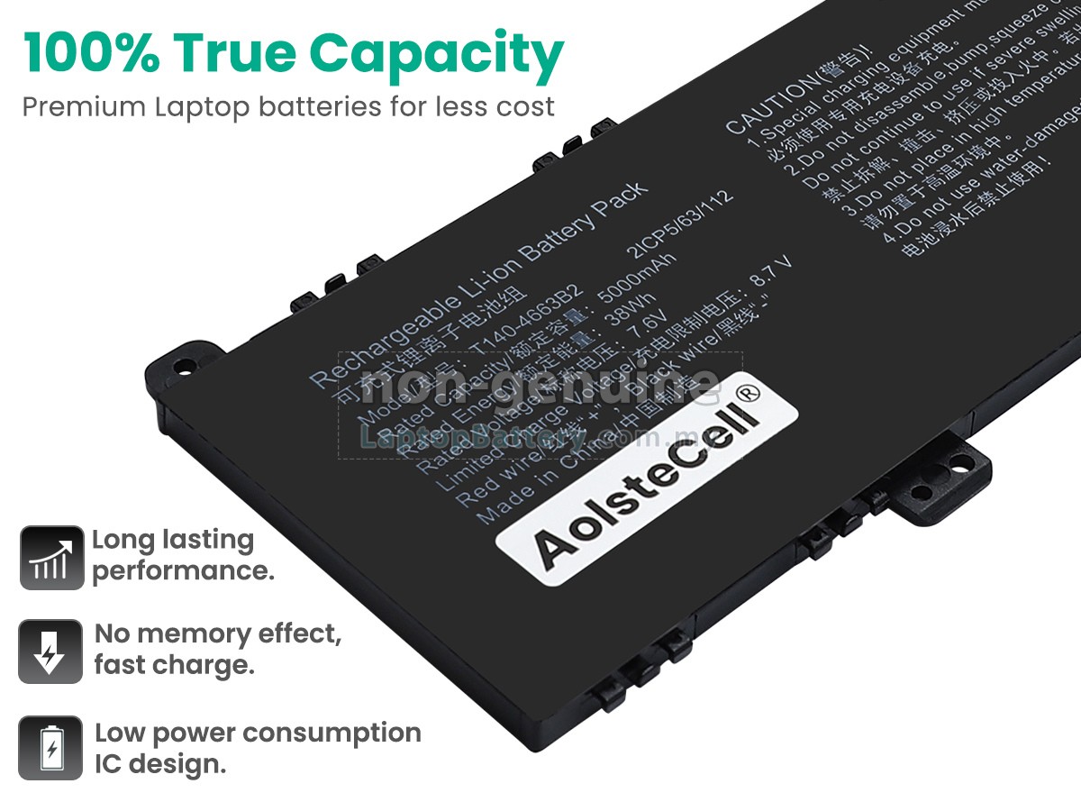 AolsteCell T140-4663B2 replacement battery