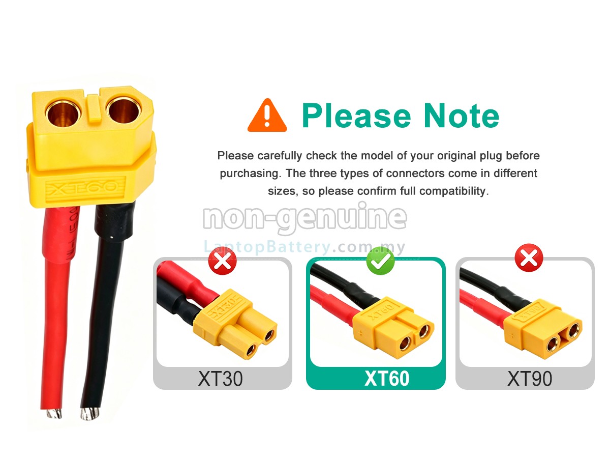 AolsteCell 11.1V 2600MAH 60C XT60 JST-XH 4P replacement battery