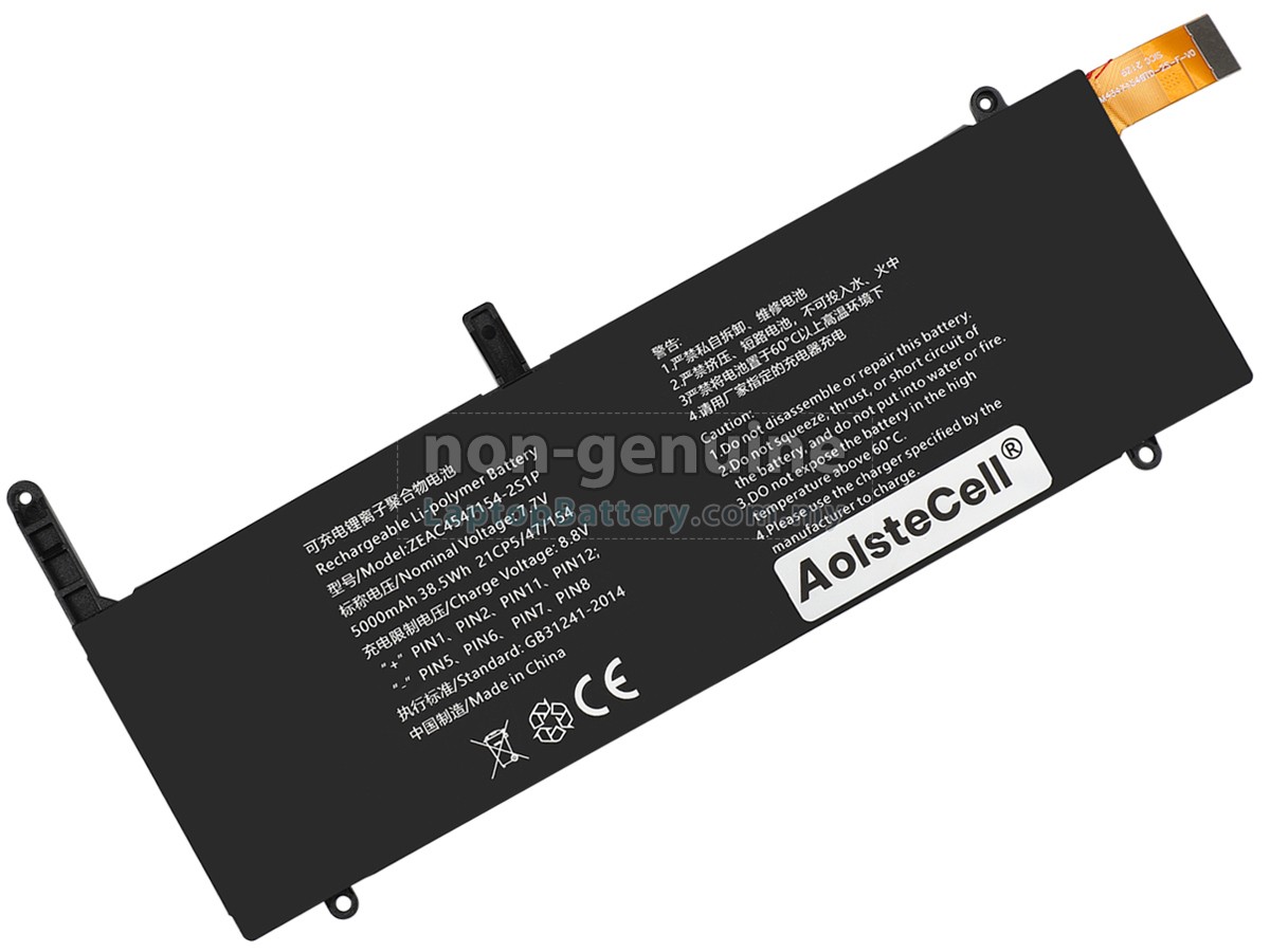 AolsteCell ZEAC4547154-2S1P replacement battery