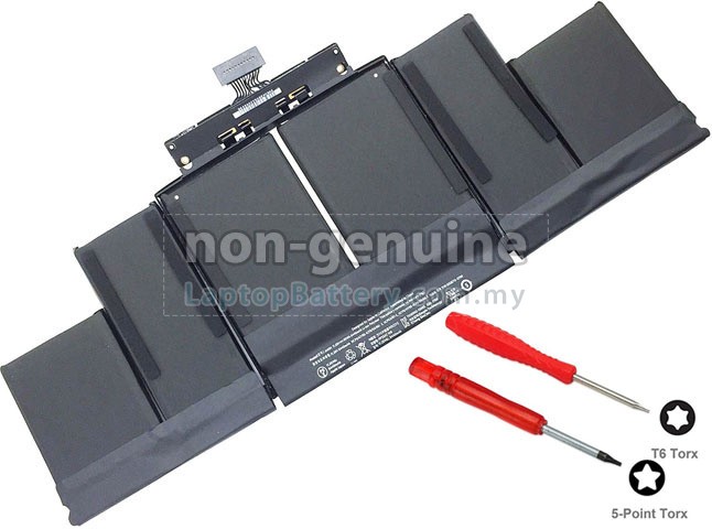 Battery for Apple A1398 (EMC 2674) laptop