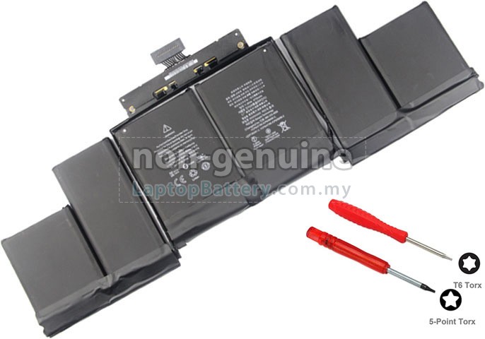 Battery for Apple A1398 (EMC 2909) laptop