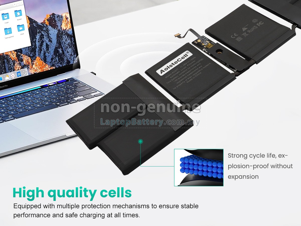 Apple MacBook Pro 14 inch M3 Pro Late 2023 A2992 EMC 8407 replacement battery