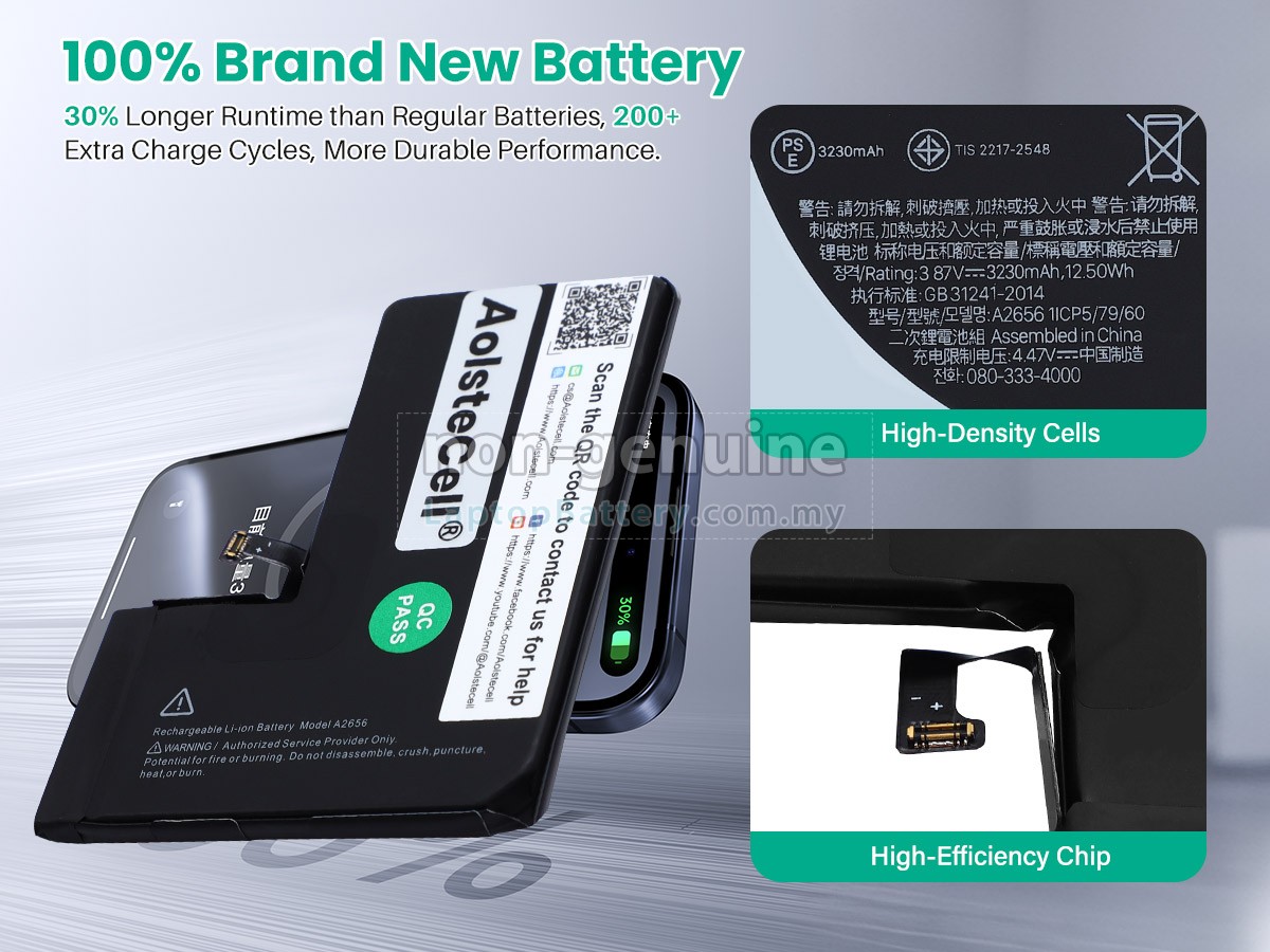 Apple A2656 replacement battery