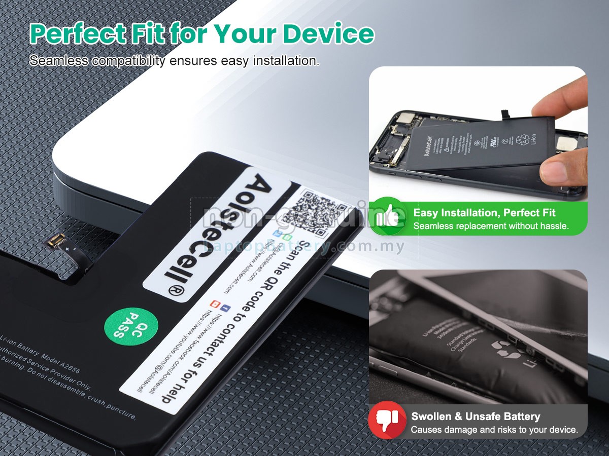 Apple A2656 replacement battery