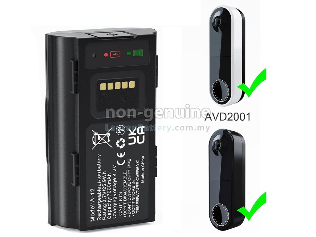 Arlo A-12 replacement battery