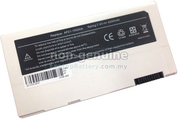 Battery for Asus Eee PC 1002HA-BLK006X laptop