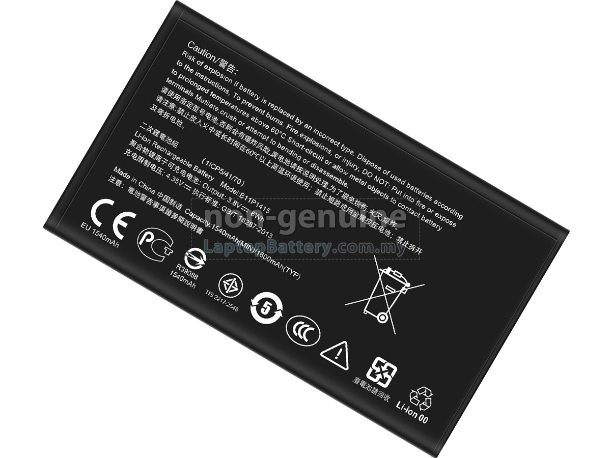 Asus B11P1415 replacement battery