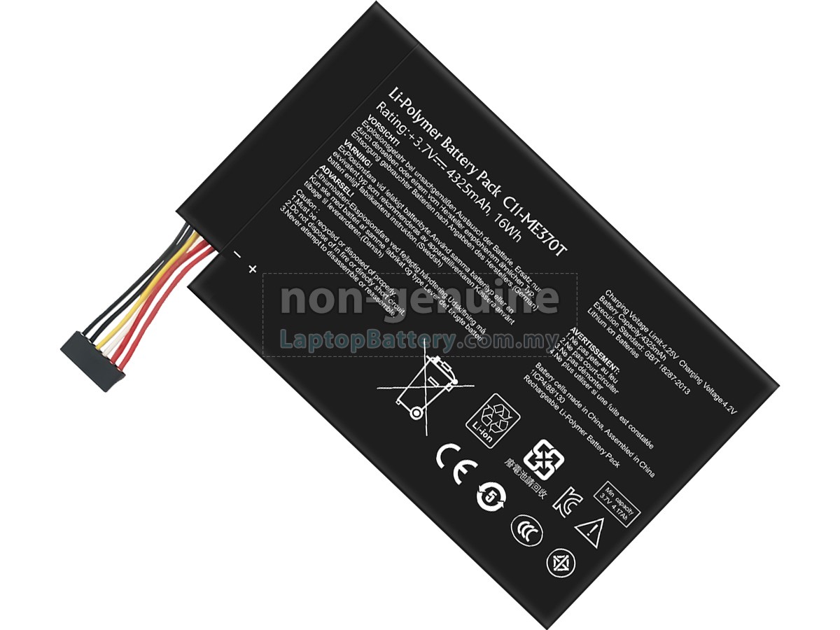 Asus C11-ME370T replacement battery