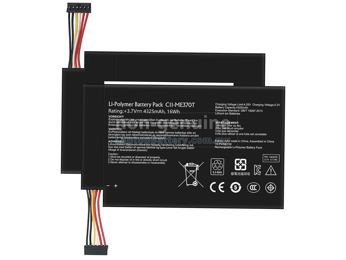 Asus C11-ME370T replacement battery