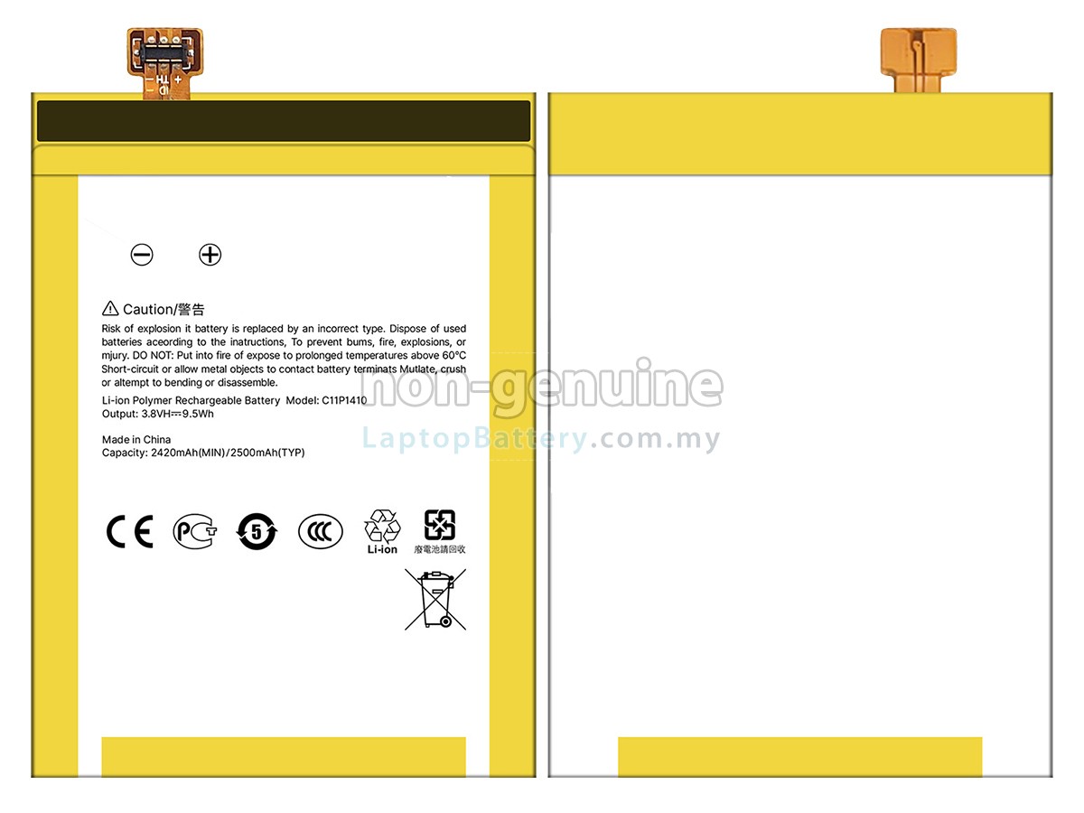 Asus C11P1410 replacement battery