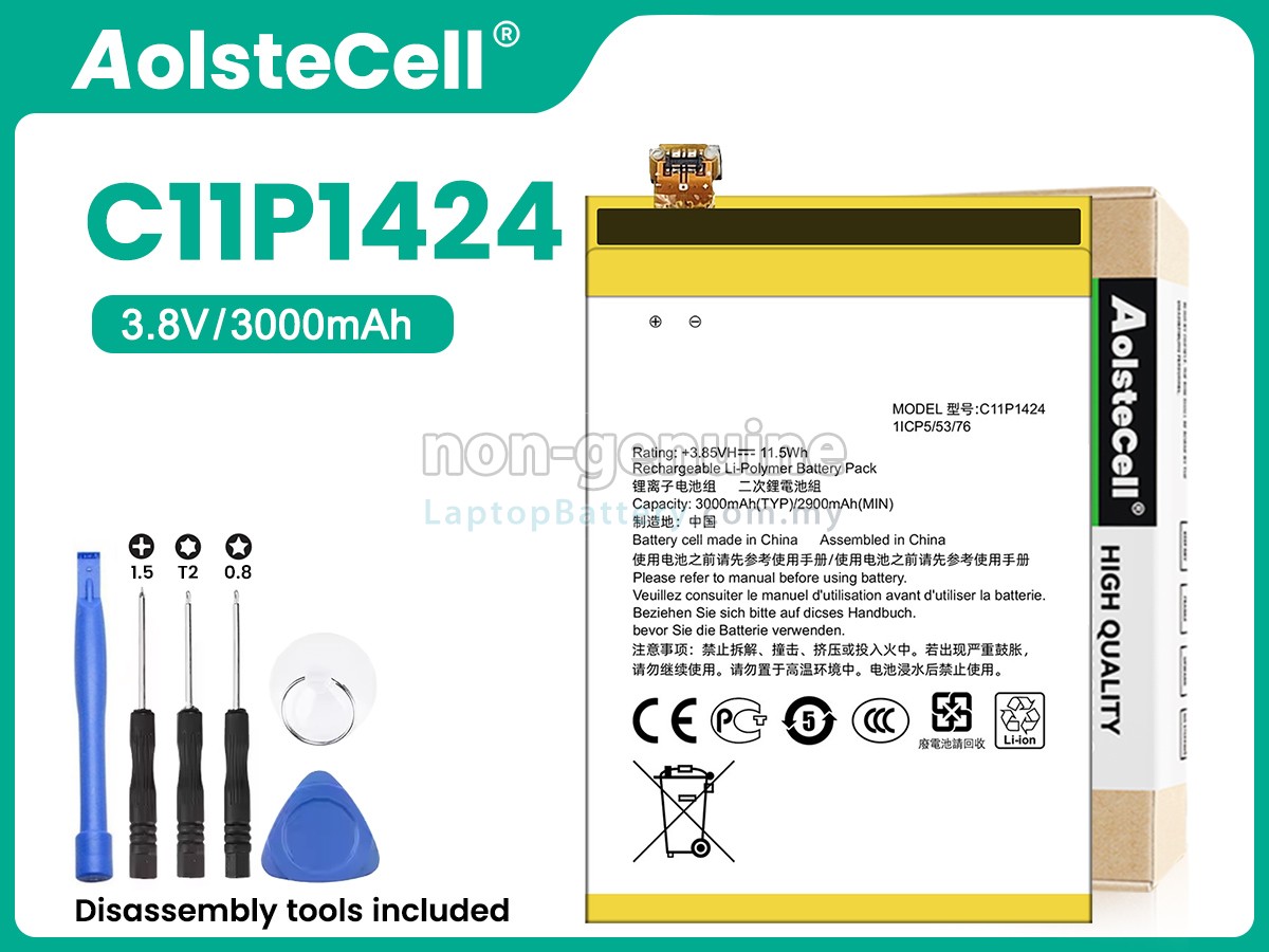 Asus C11P1424 replacement battery
