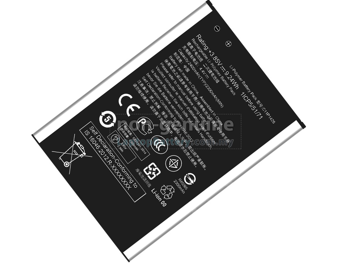 Asus C11P1428 replacement battery