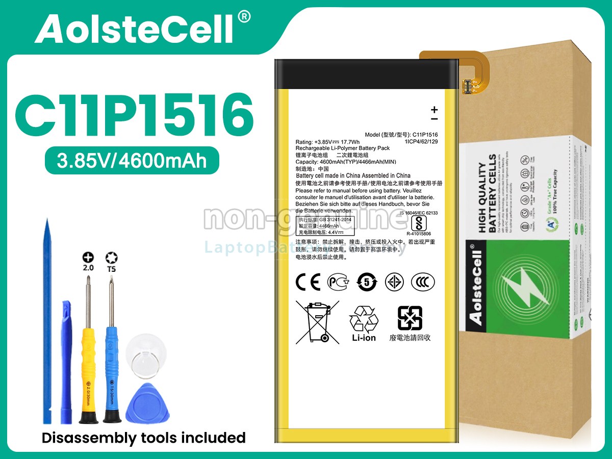 Asus C11P1516 replacement battery