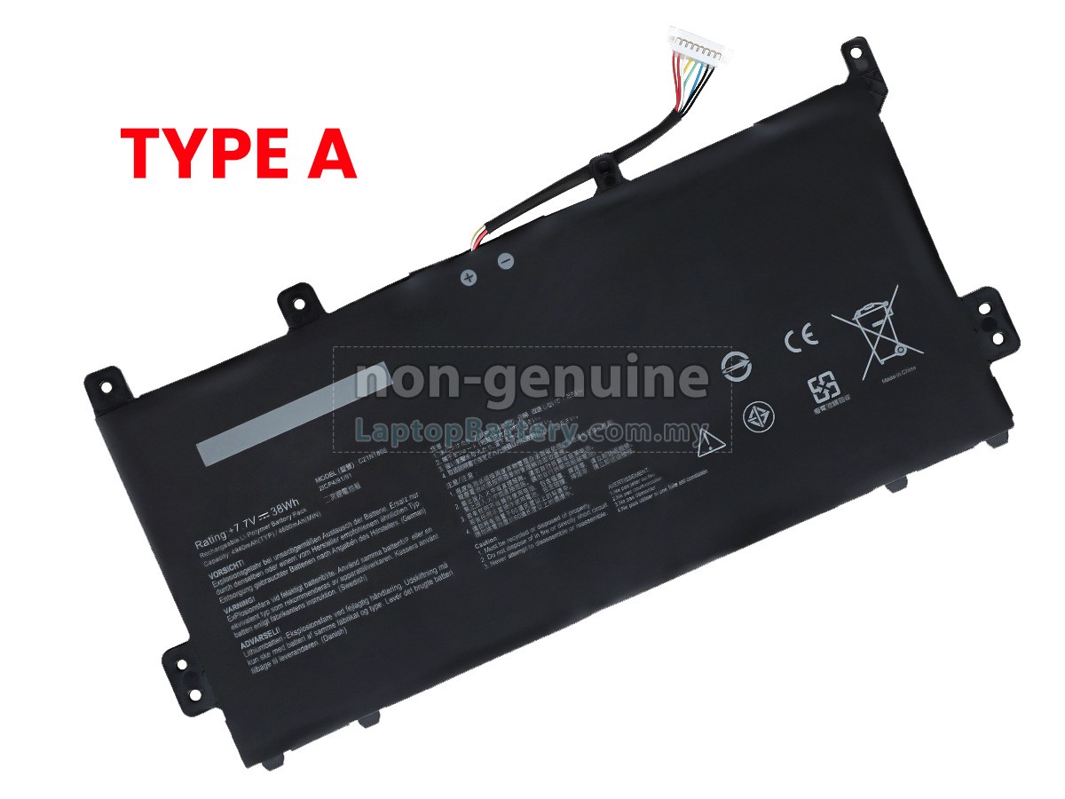 Asus Chromebook C523NA-EB0198 replacement battery