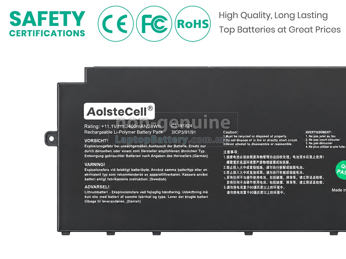 Asus Chromebook C425TA-AJ0100 replacement battery