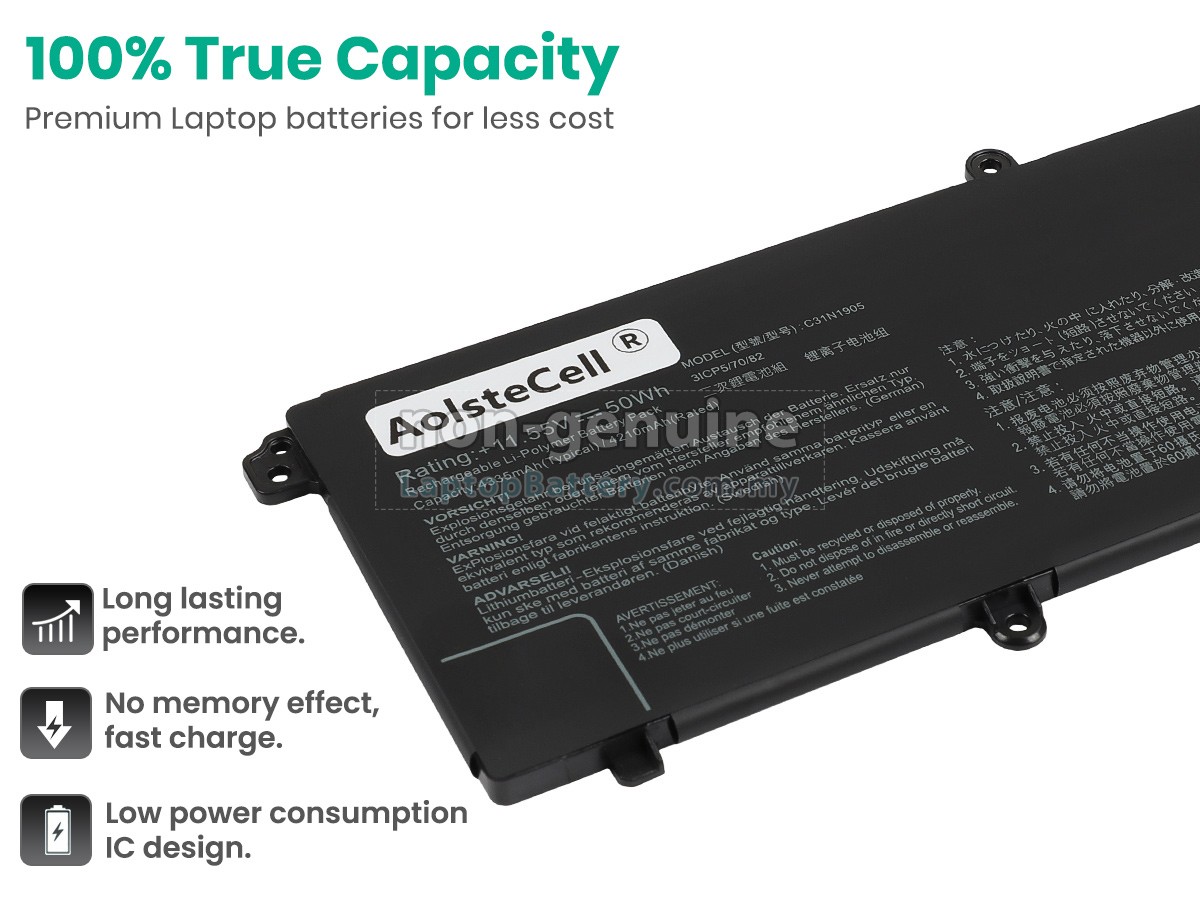 Asus VivoBook 15 X1504ZA-BQ092W replacement battery