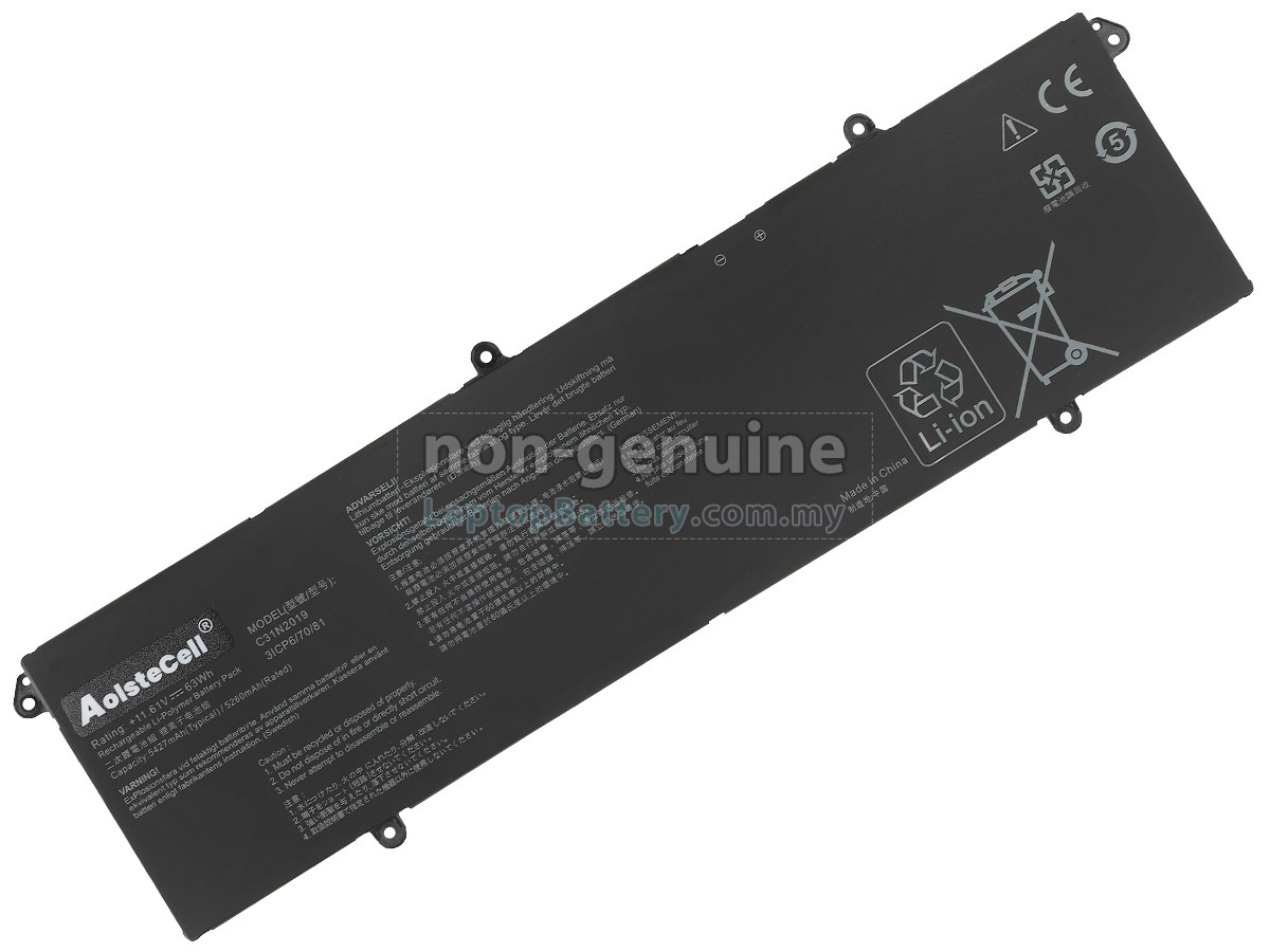 Asus VivoBook Pro 14 OLED K3400PA OLED553 Battery high grade 