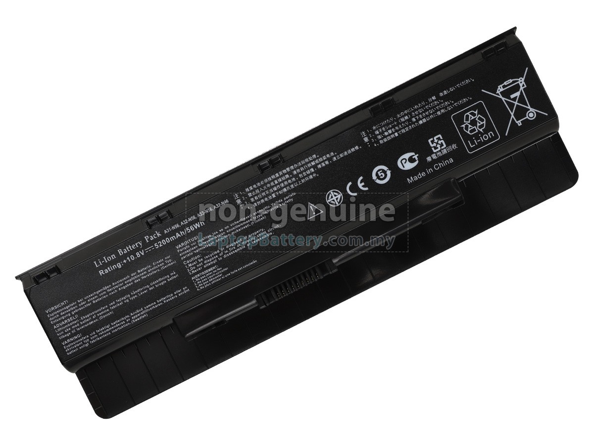 Fragrant Deliberate Stupid Asus N56V battery,high-grade replacement Asus N56V laptop battery from  Malaysia(4400mAh,6 cells)