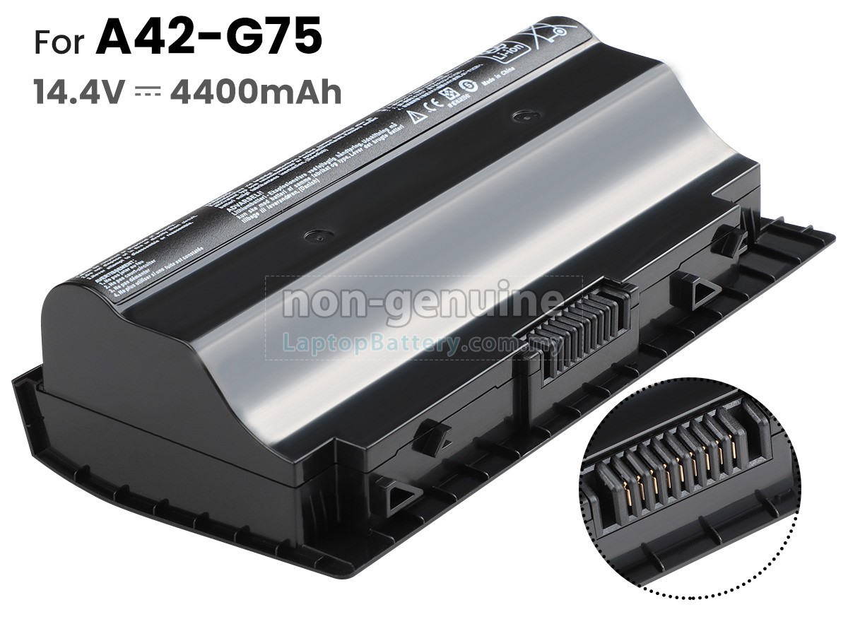 Asus G75VM 3D replacement battery
