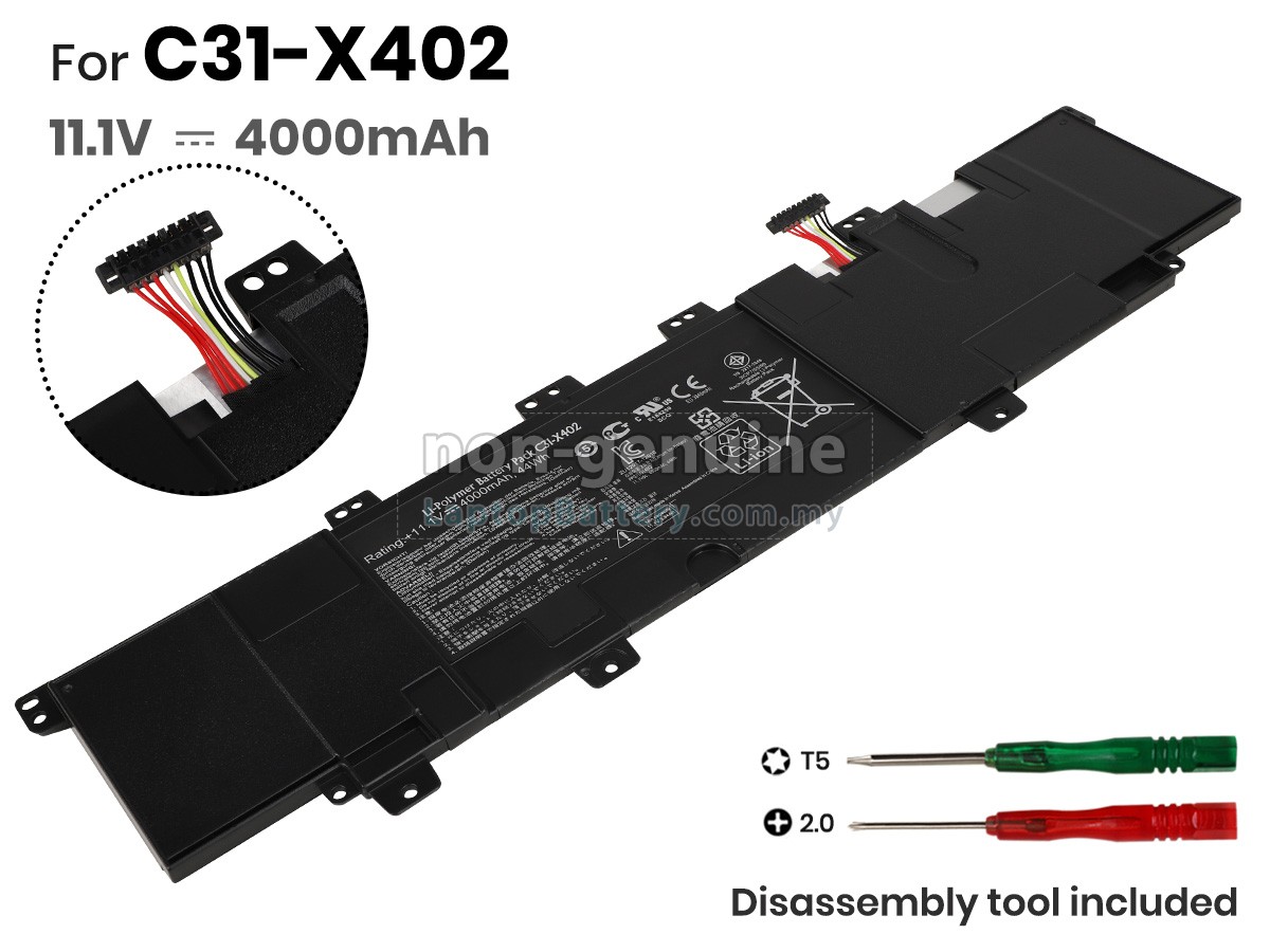 Asus VivoBook S300 replacement battery