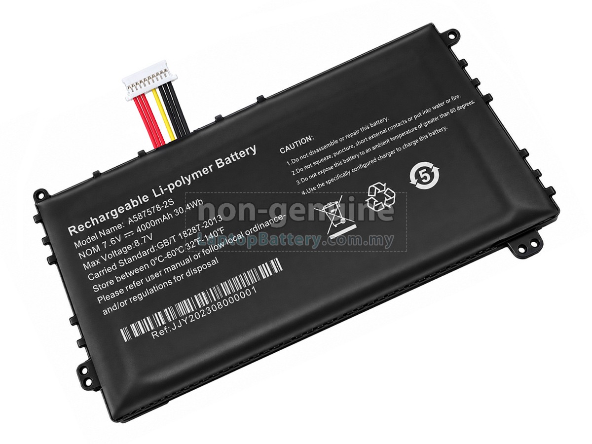 AXIOO 587578-2S replacement battery