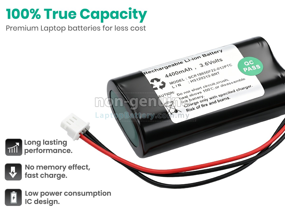 Bionet SCR18650F22 replacement battery